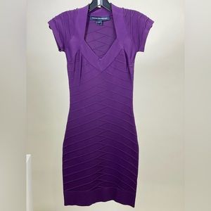 French connection purple dress